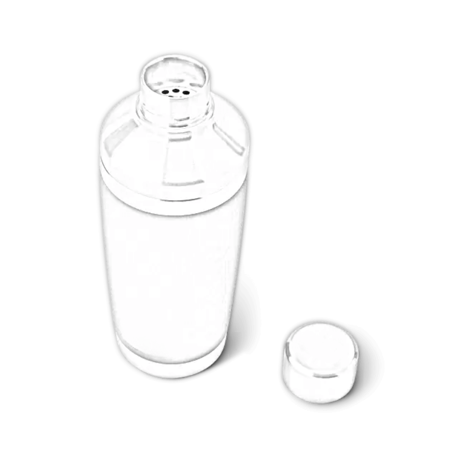 Customizable navy YETI Rambler 20 oz cocktail shaker with engraved ETCH Laser Engraving design, durable stainless steel.