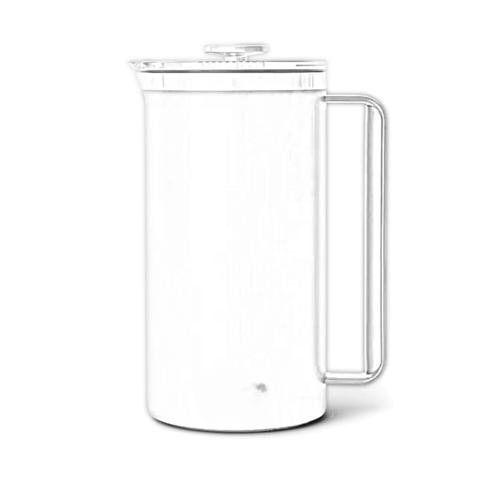 Customisable navy YETI Rambler 64 oz French Press with laser engraving, durable stainless steel design for brewing coffee and tea.