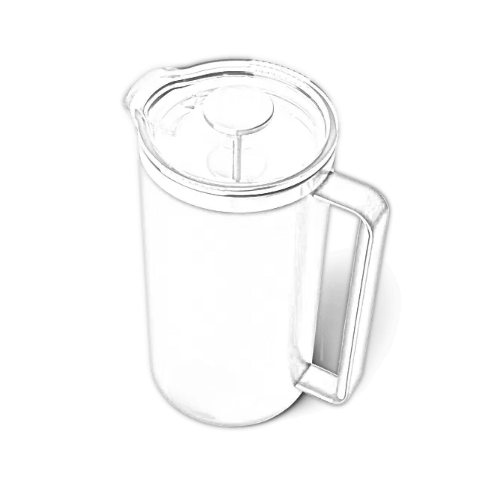 Customizable navy YETI Rambler 64 oz French Press with engraved ETCH Laser Engraving logo, perfect for brewing coffee or tea.