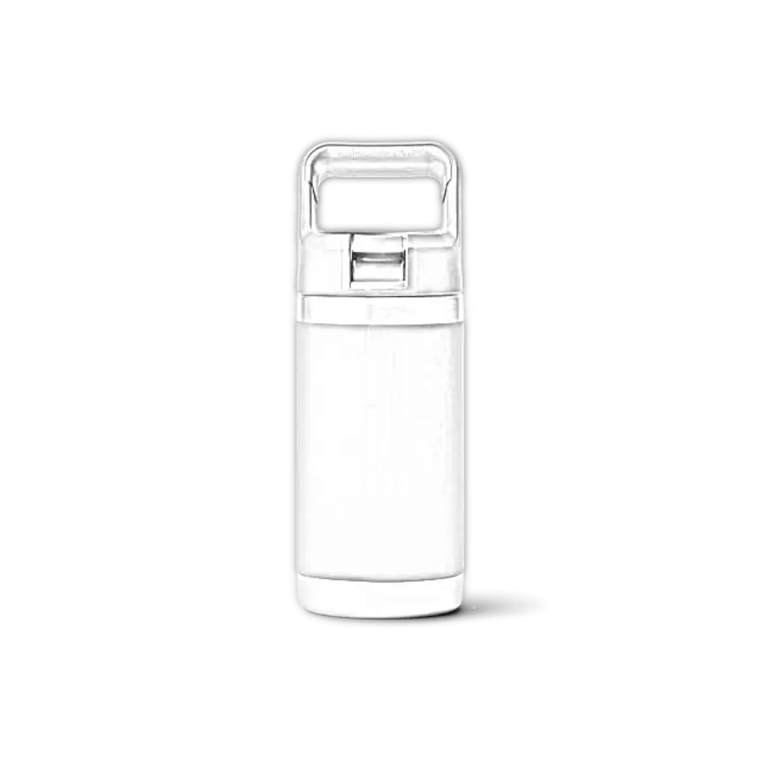 Customisable 12 oz YETI Rambler Kids Bottle in Rescue Red with laser-engraved ETCH design and durable stainless steel construction