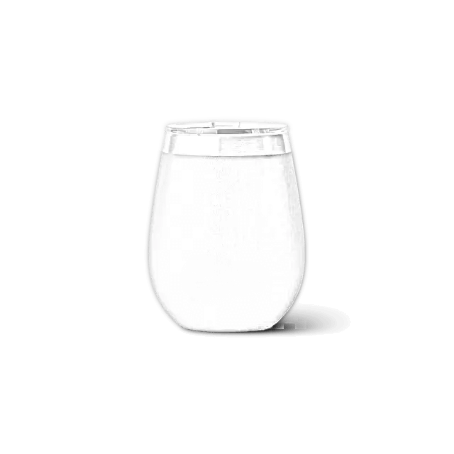 White YETI Rambler 10 oz wine tumbler with Durasip ceramic lining, customizable with laser engraving from ETCH Laser Engraving.