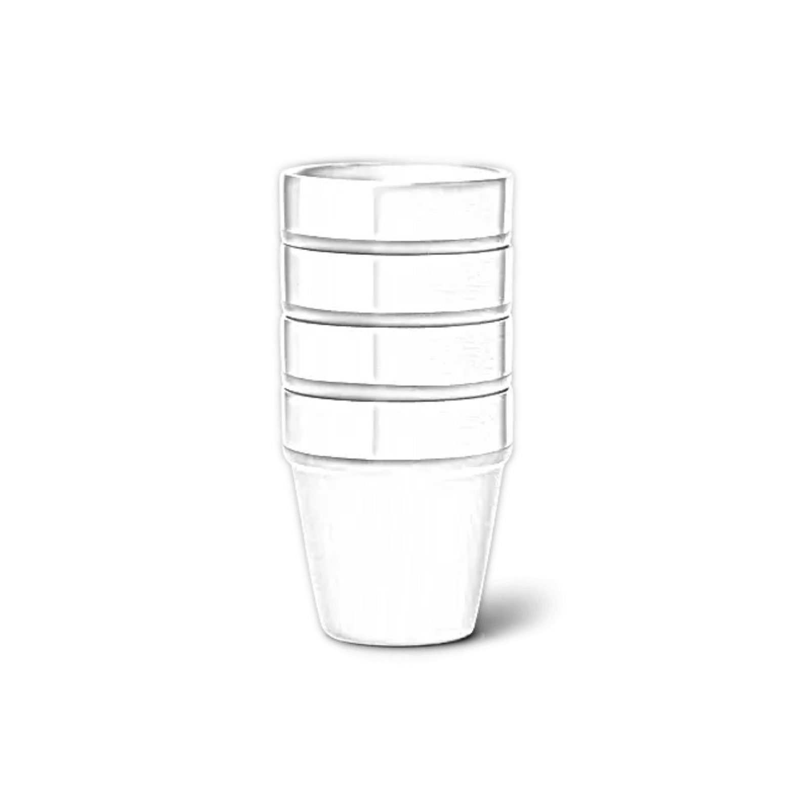 Customisable YETI® shot glasses with ETCH Laser Engraving, including a carrying case, displayed with white glasses and engraved details.