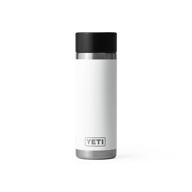 Sleek YETI tumbler designed for outdoors, featuring a robust enamel finish.