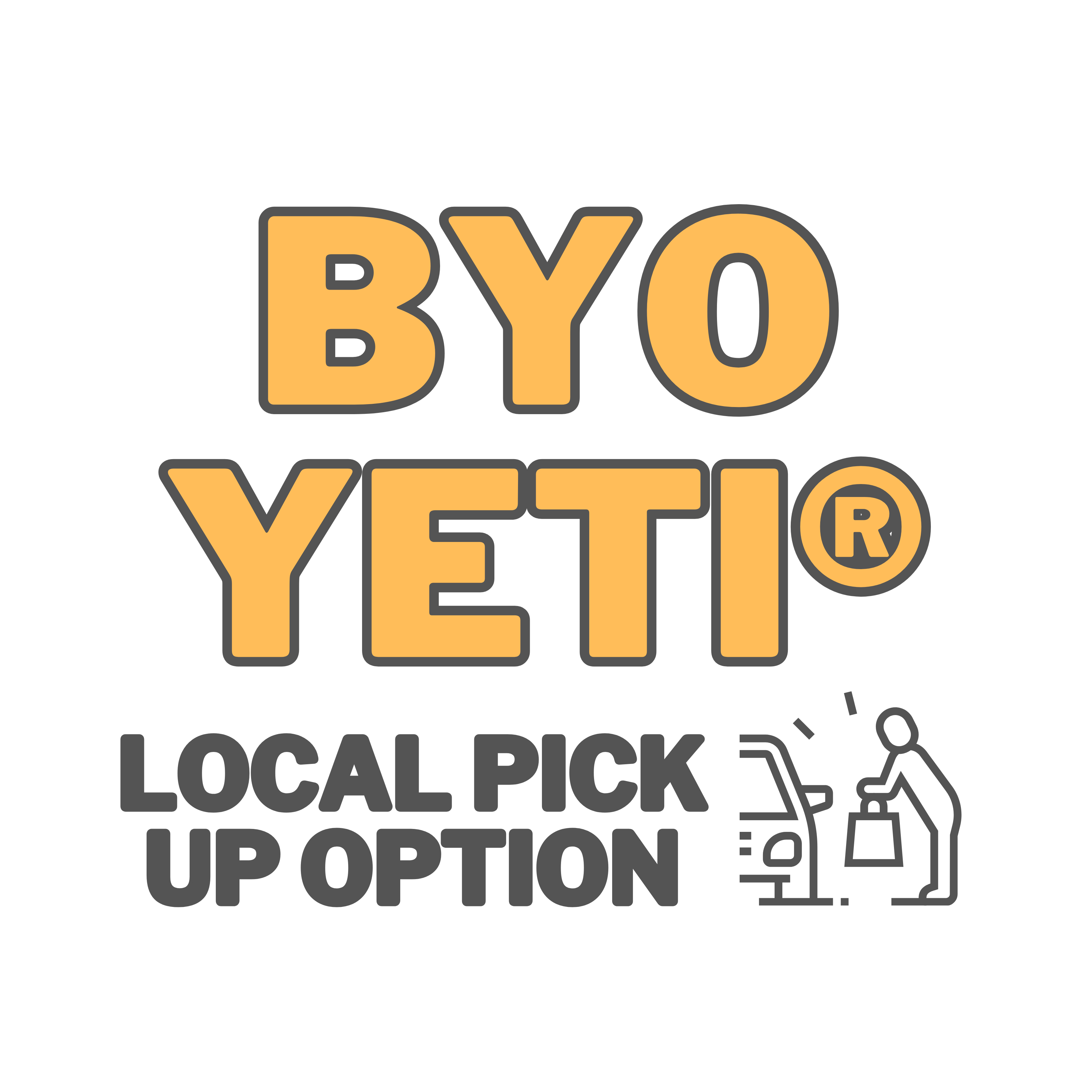 BYO YETI® Local Pick Up Option